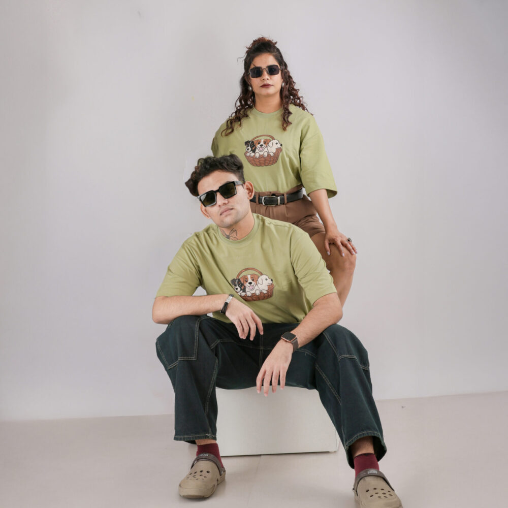 Pawfect Pack -  Three Dogs in a Basket